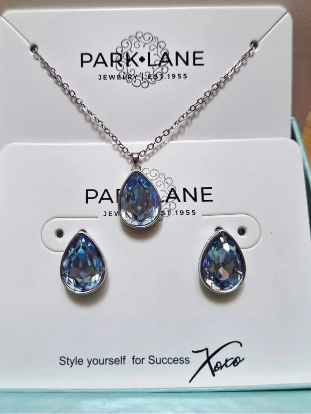 Park Lane Snowfall Necklace & Earring Set